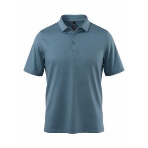 Lululemon Men's Polo Shirt L Blue Evolution Golf Athleisure Preppy Academia